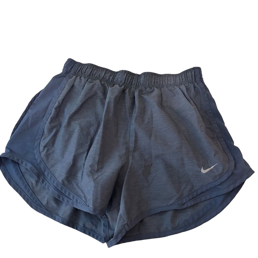 Nike Shorts Women's Small Blue Dri-Fit Lined Pull On Active Athletic Running